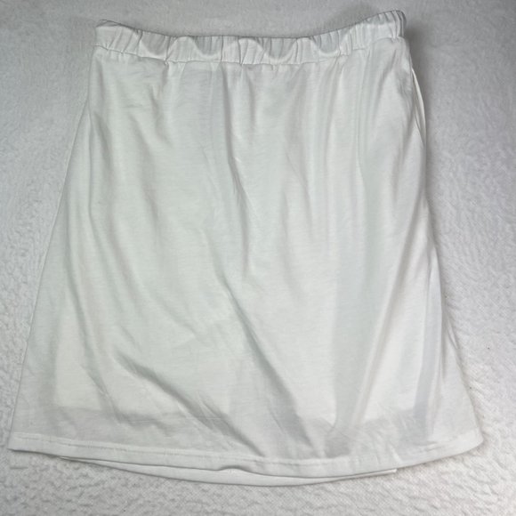 Women's Jack Smith White Skort Sz L Lined Drawstring With Elastic NWT Excellent - Picture 3 of 4